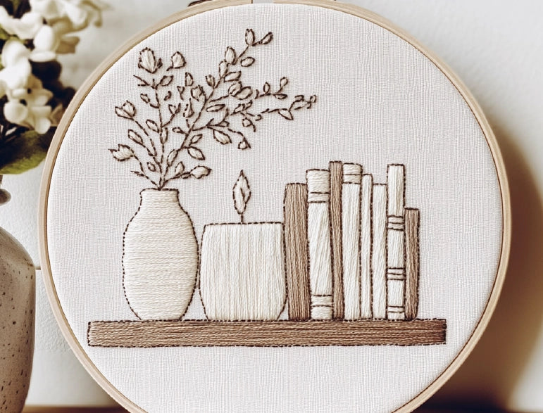 Embroidery Kit - Boho Books 1