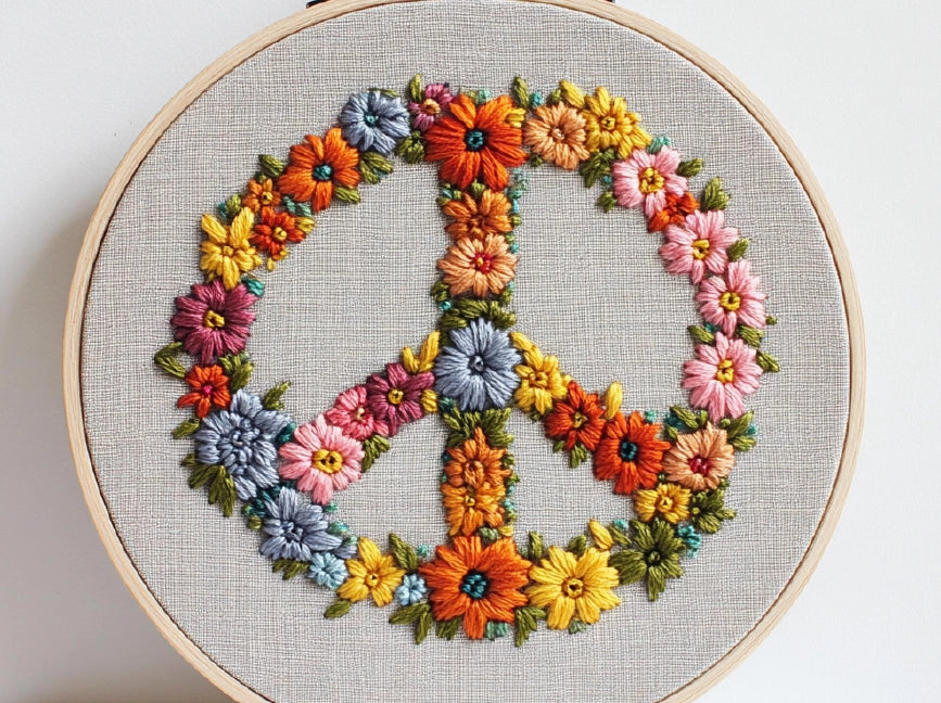 Embroidery Kit - Peace