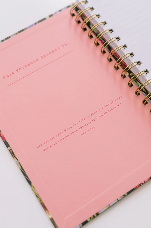Spiral Notebook: Bloom My Darling