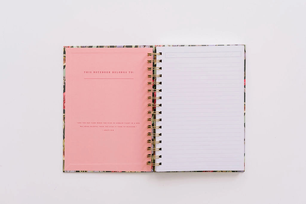 Spiral Notebook: Bloom My Darling