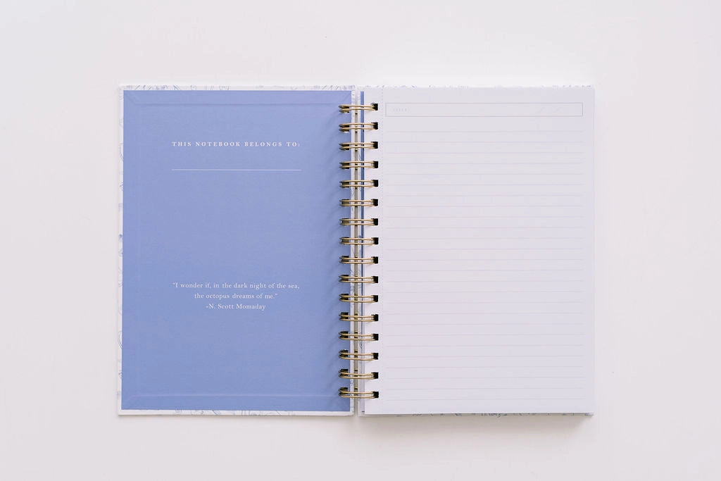 Spiral Notebook: Octopus Toile