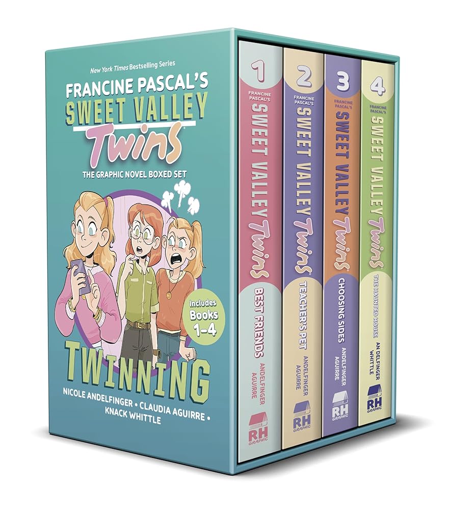 Sweet Valley Twins: Twinning Boxed Set (Books 1-4): Best Friends; Teacher's Pet; Choosing Sides; The Haunted House (A Graphic Novel Boxed Set) cover image