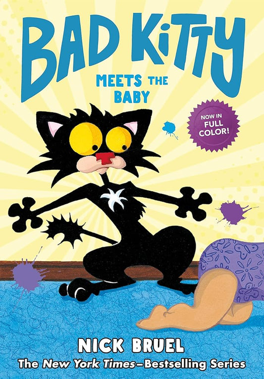 Bad Kitty Meets the Baby (full-color edition) cover image