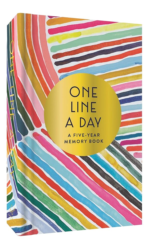Rainbow One Line a Day: A Five-Year Memory Book cover image