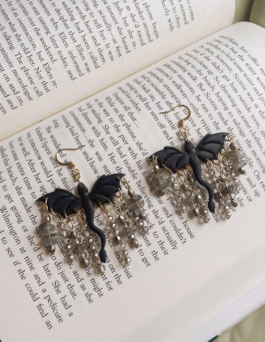 Earrings - Beaded Dragon