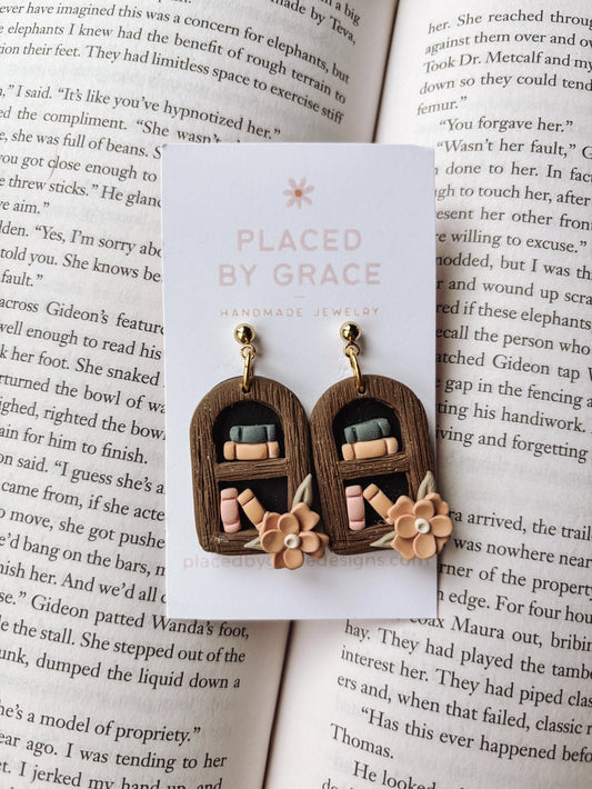 Earrings - Floral Arch
