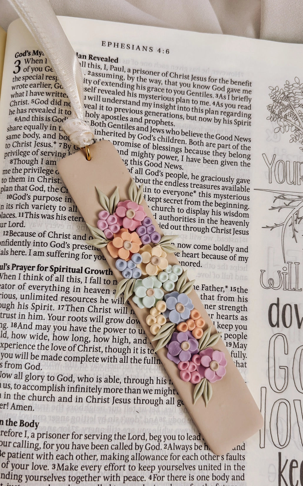 Bookmark - Spring Floral