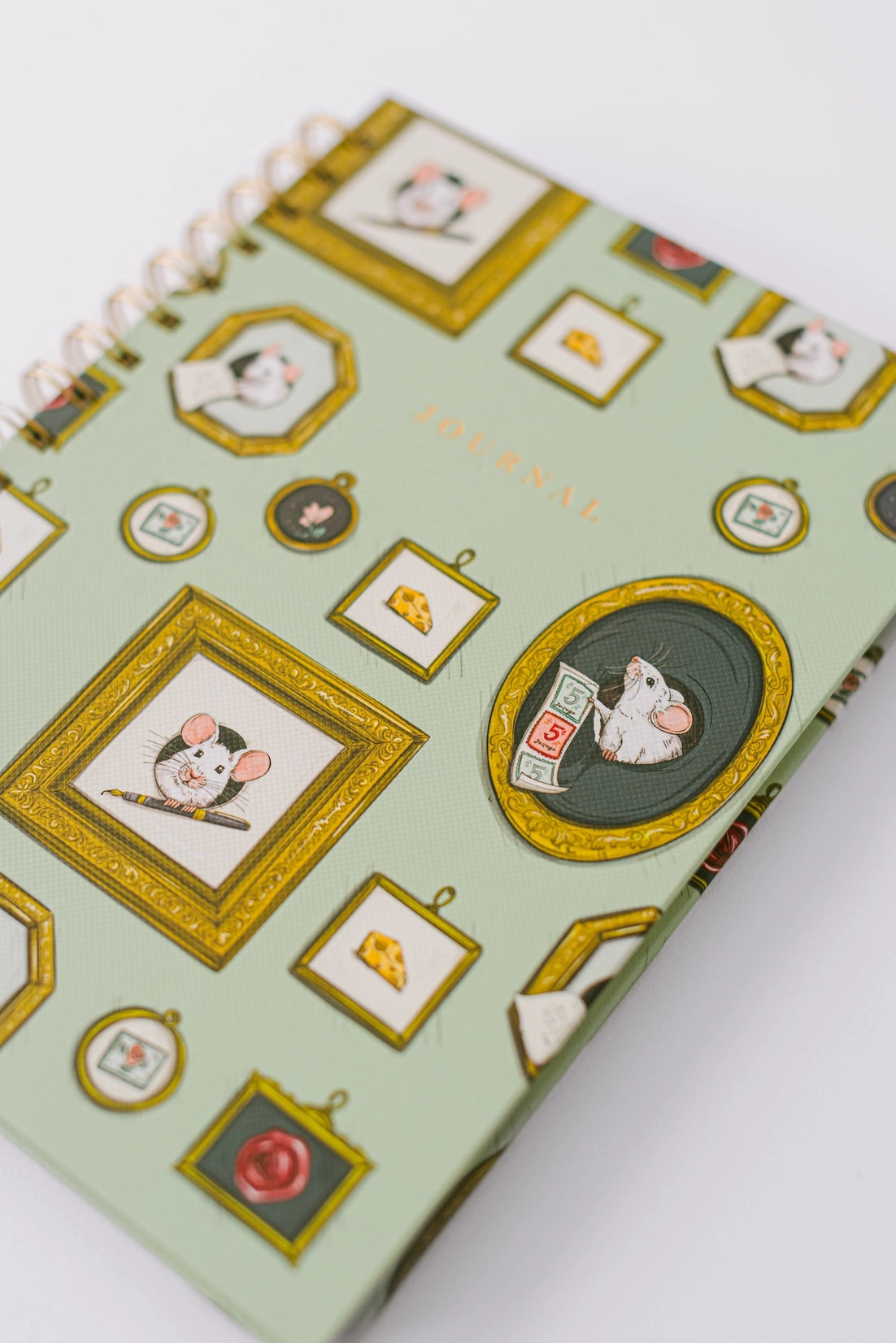 Spiral Notebook: Mouse Cameo