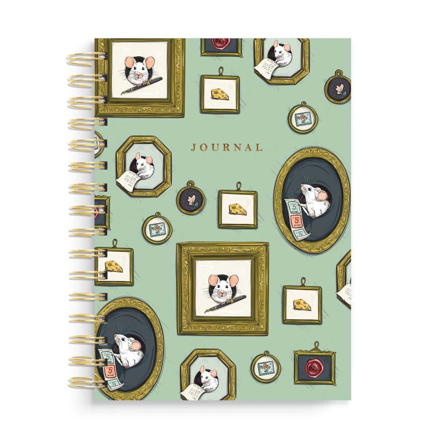 Spiral Notebook: Mouse Cameo