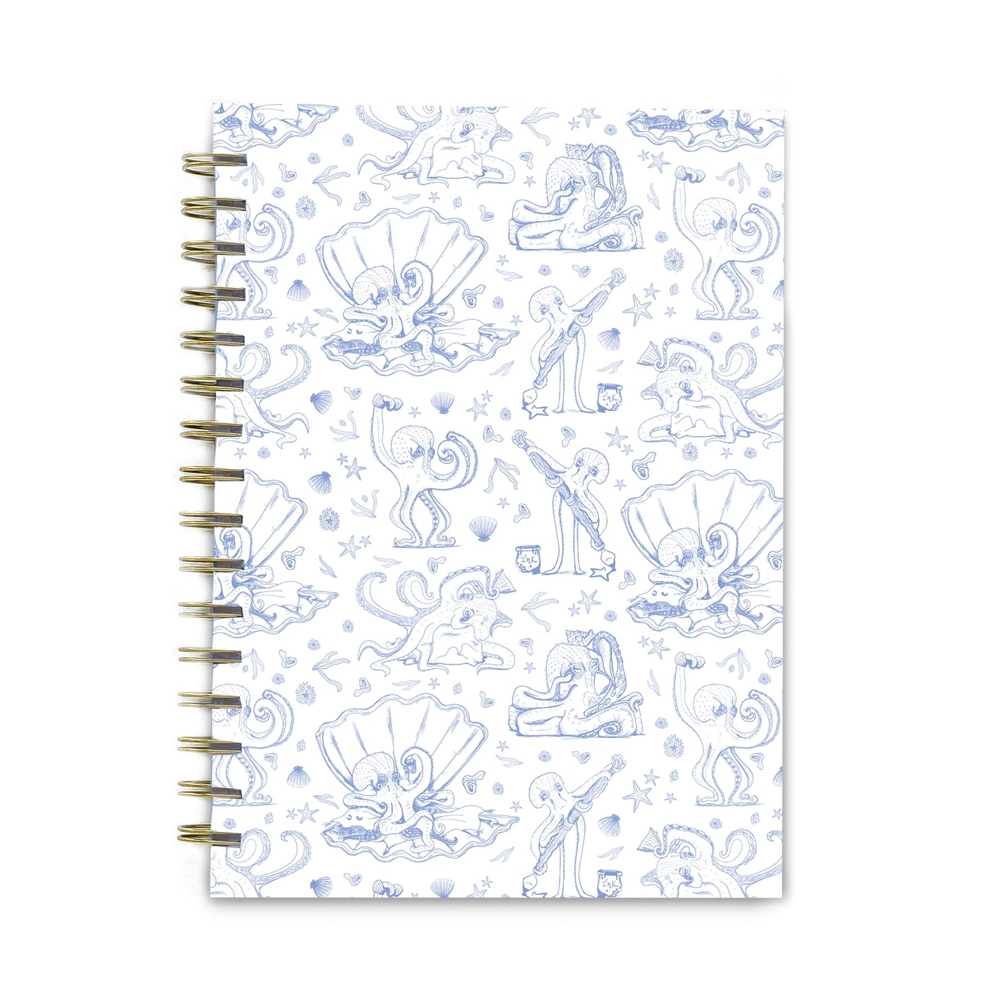 Spiral Notebook: Octopus Toile