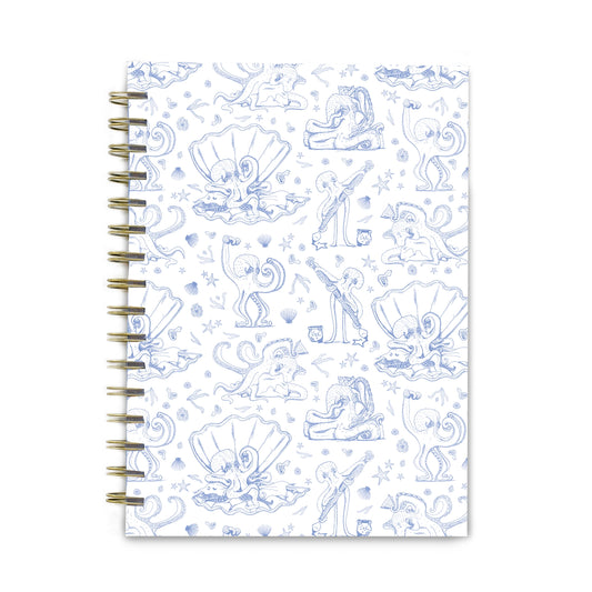 Spiral Notebook: Octopus Toile