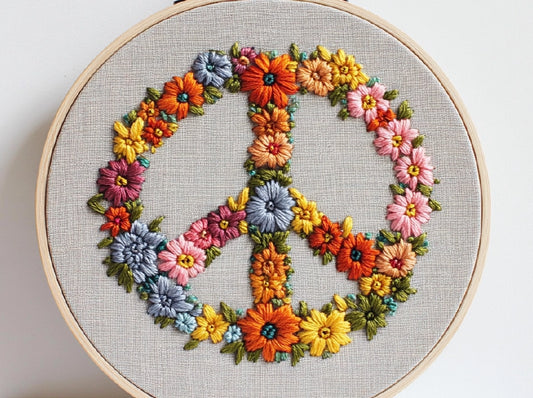 Embroidery Kit - Peace